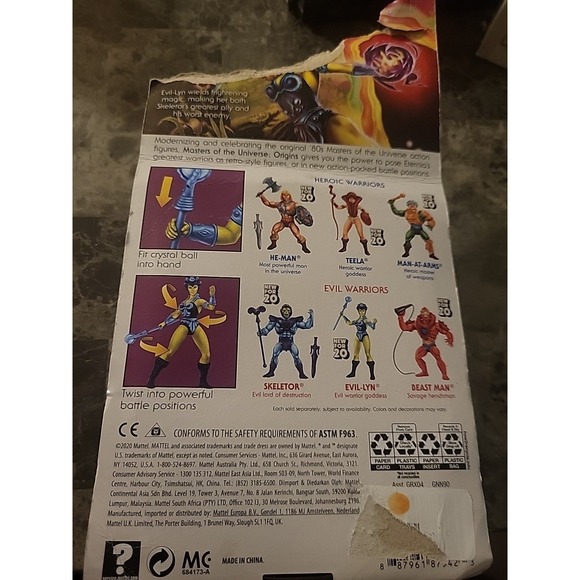 EVIL LYN - Masters of the Universe MOTU Origins 2020 Mattel Action Figure - NEW - Picture 2 of 3